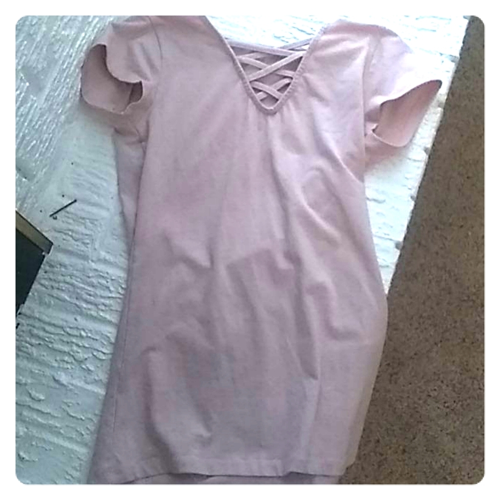 Pink cross top